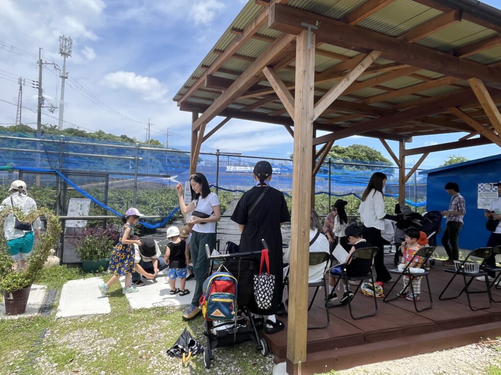 休憩しながらブルーベリー狩り・大阪・岬町