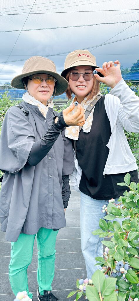 仲良し親子でブルーベリー狩り・大阪・岬町