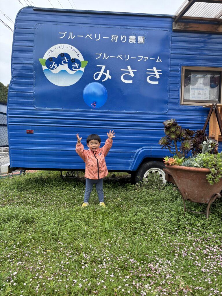 ブルーベリーのような風船をプレゼント