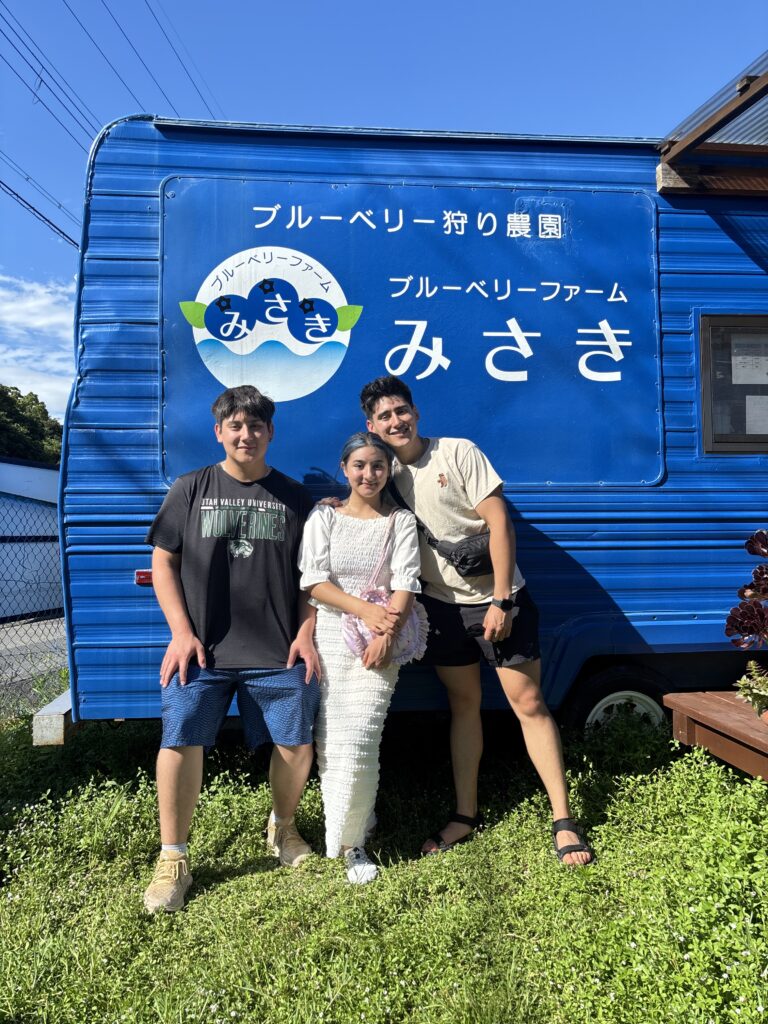 ブルーベリー狩り・ブルーベリーファームみさき・大阪・岬町・通りがかりの外国人
