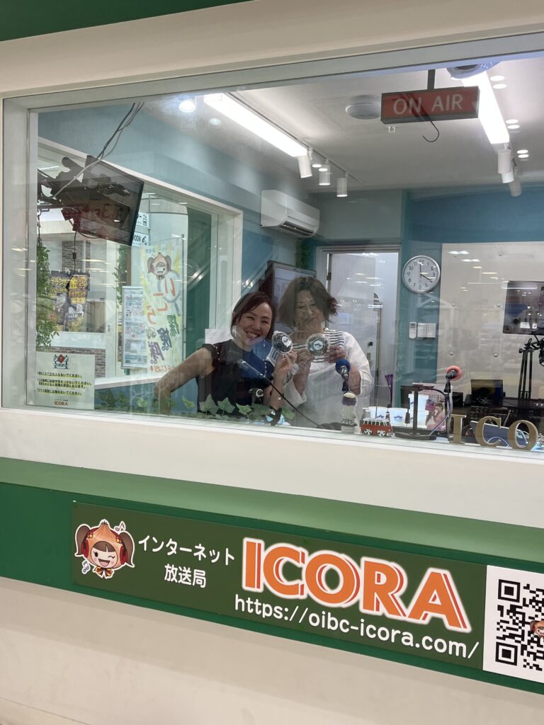 ブルーベリー狩り・ブルーベリーファームみさき・大阪・岬町・天野英子のココロ未来予報・インターネット放送局ICORA・スタジオの外