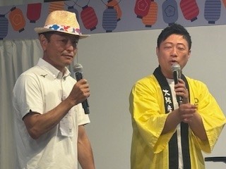 ブルーベリーファームみさきが万博でやのぱんさんとステージショー