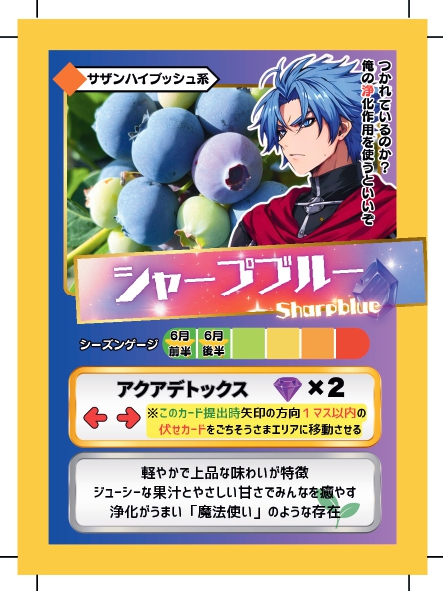 ブルーベリーバトルカード BBB シャープブルー ブルーベリーファームみさき